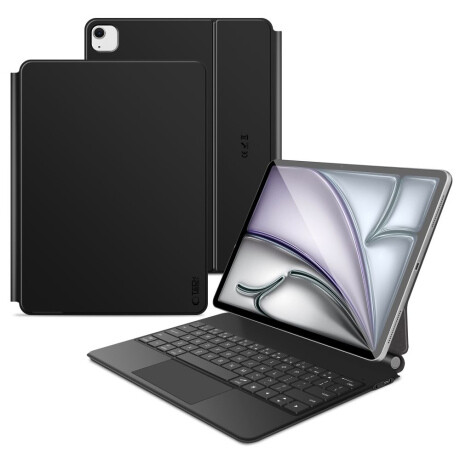 Tech-Protect Smartcase Magnetic puzdro s klávesnicou na iPad Pro 12.9'' 4-6gen 2020-2022 / Air 13'' 1-2gen 2024-2025, čierne