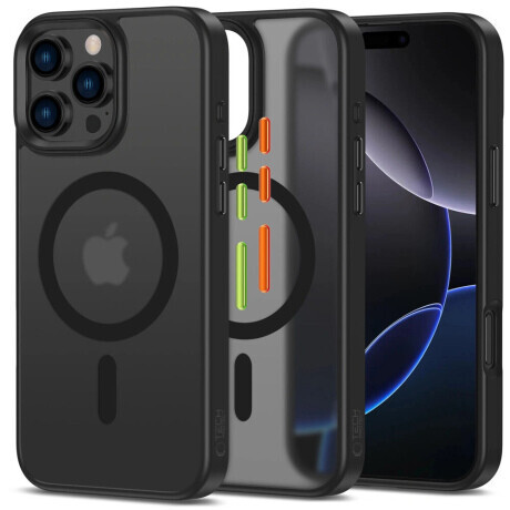 Tech-Protect Magmat XT 3-Set MagSafe kryt na iPhone 16 Pro Max, čierny