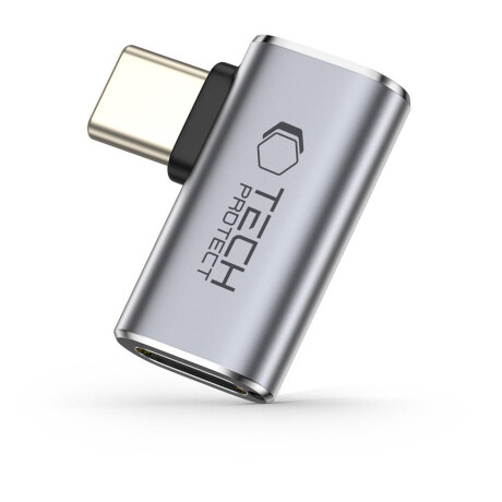 Tech-Protect Ultraboost AA01 adaptér USB-C, šedý