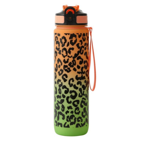 Livefy fľaša na vodu Panter 1l, oranžová / zelená