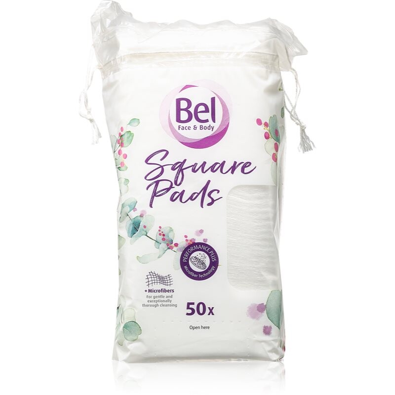 Bel Face & Body Odličovacie tampóny štvorcové 50ks