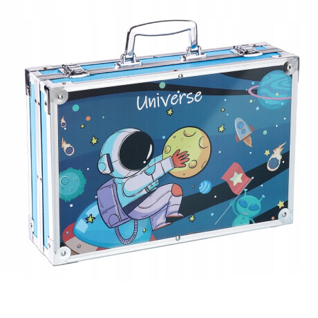 MG Art Suitcase Universe sada pre maľovanie v kufríku pre deti 145ks, modrá