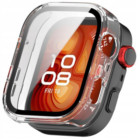 Tech-Protect Defense puzdro so sklom na Huawei Watch Fit 4 Pro, priesvitné
