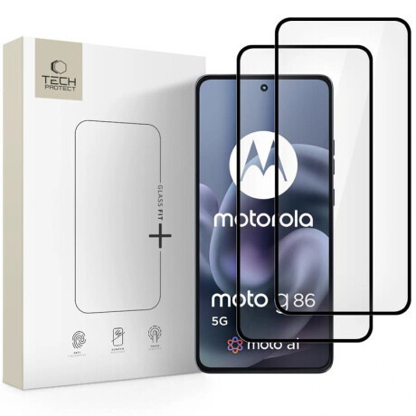 Tech-Protect Glass Fit 2x ochranné sklo na Motorola Moto G86 5G / G86 5G Power, čierne