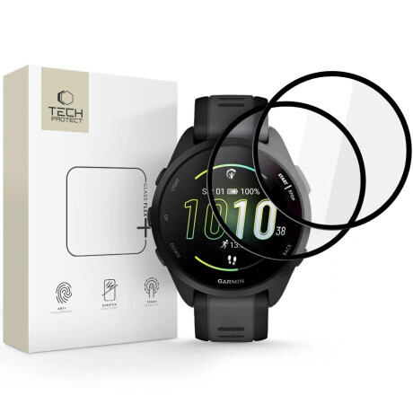 Tech-Protect Glass Flex 2x ochranné sklo na Garmin Forerunner 165, čierne