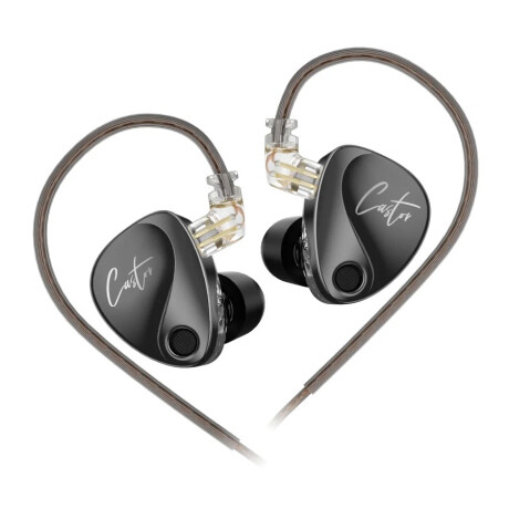 KZ Castor Bass dynamické HiFi slúchadlá do uší, čierne