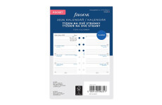 Filofax kalendár vreckový 2026 ČJ+SJ týždeň/2 stránky