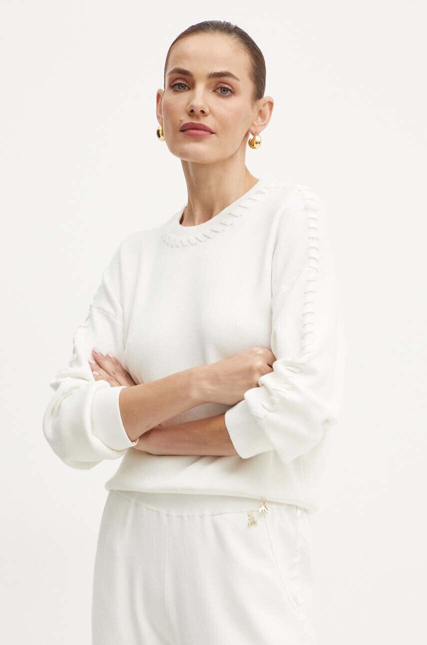 Sveter Patrizia Pepe dámsky, béžová farba, tenký, 8K0235 K207
