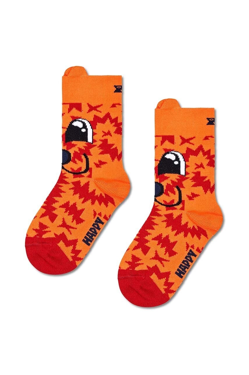 Detské ponožky Happy Socks Kids Fox Sock oranžová farba, P001436