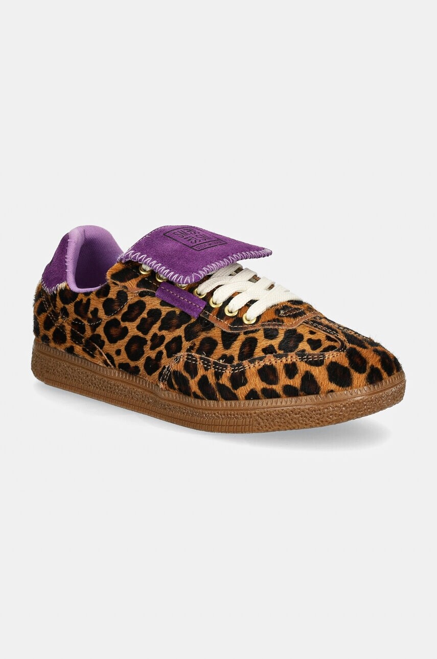Kožené tenisky Steve Madden Ethora-L hnedá farba, SM11003527