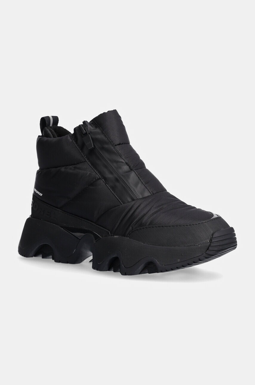 Snehule Sorel KINETIC IMPACT PUFFY ZIP čierna farba, 2058681011