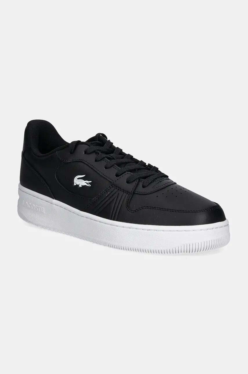 Kožené tenisky Lacoste L001 Set čierna farba, 48SMA0018