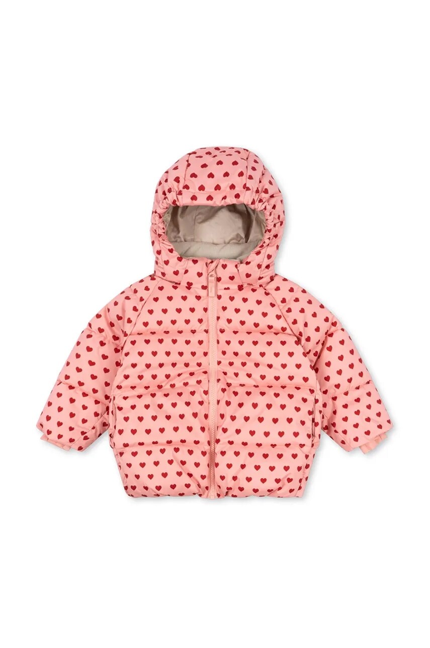 Detská bunda Konges Sløjd NUKA JACKET GRS ružová farba, KS101204