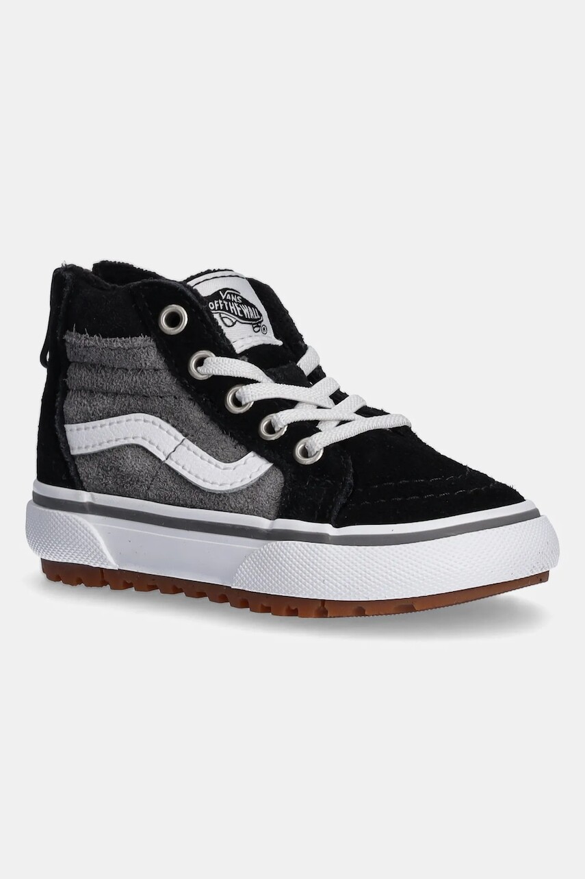 Detské kožené tenisky Vans MTE SK8-Hi Zip šedá farba, VN000D0MN421