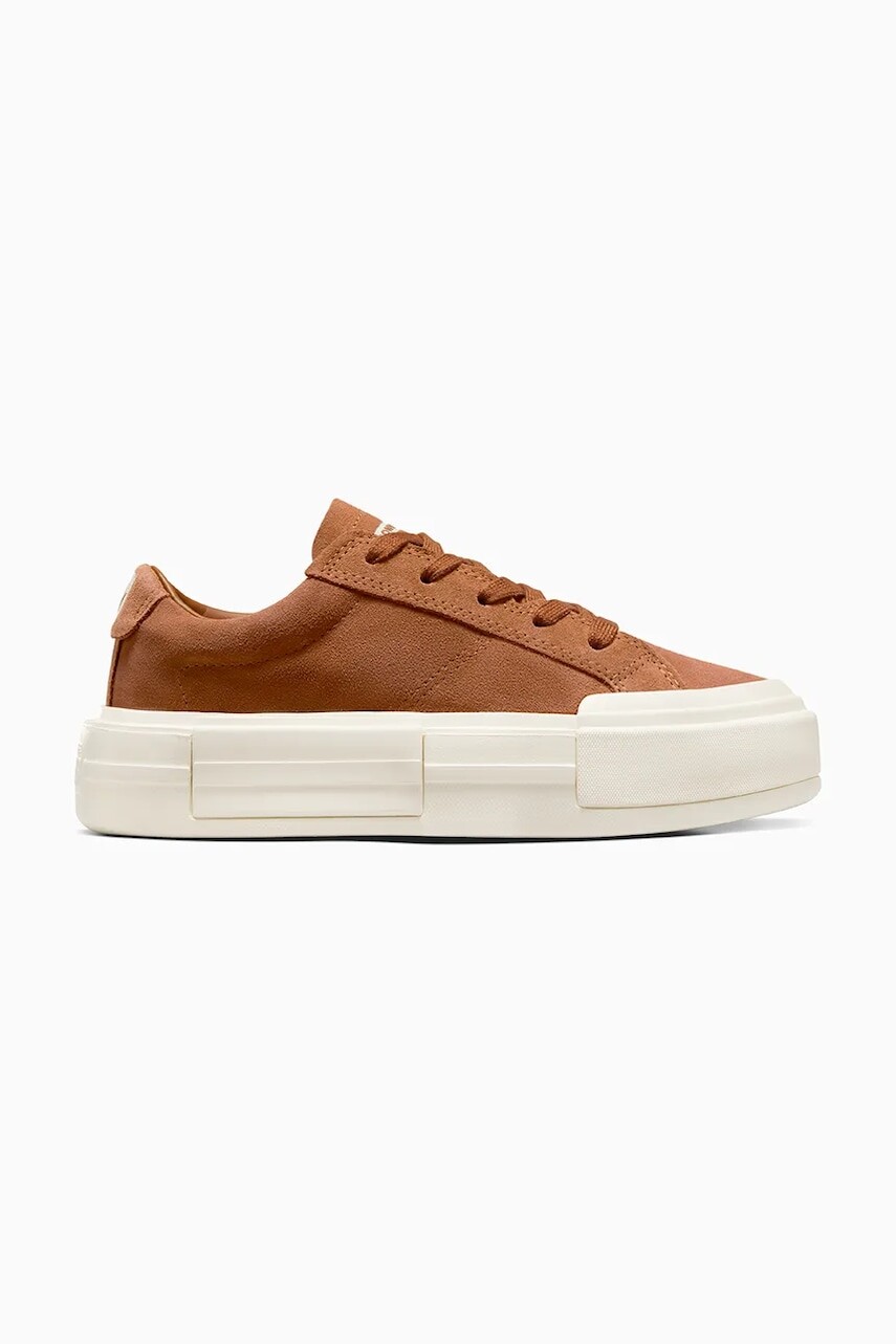 Semišové tenisky Converse Chuck Taylor All Star Cruise hnedá farba, A10090C