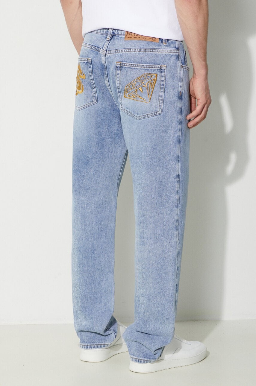 Rifle Billionaire Boys Club Diamond & Dollar Embroidered Denim pánske, B24152