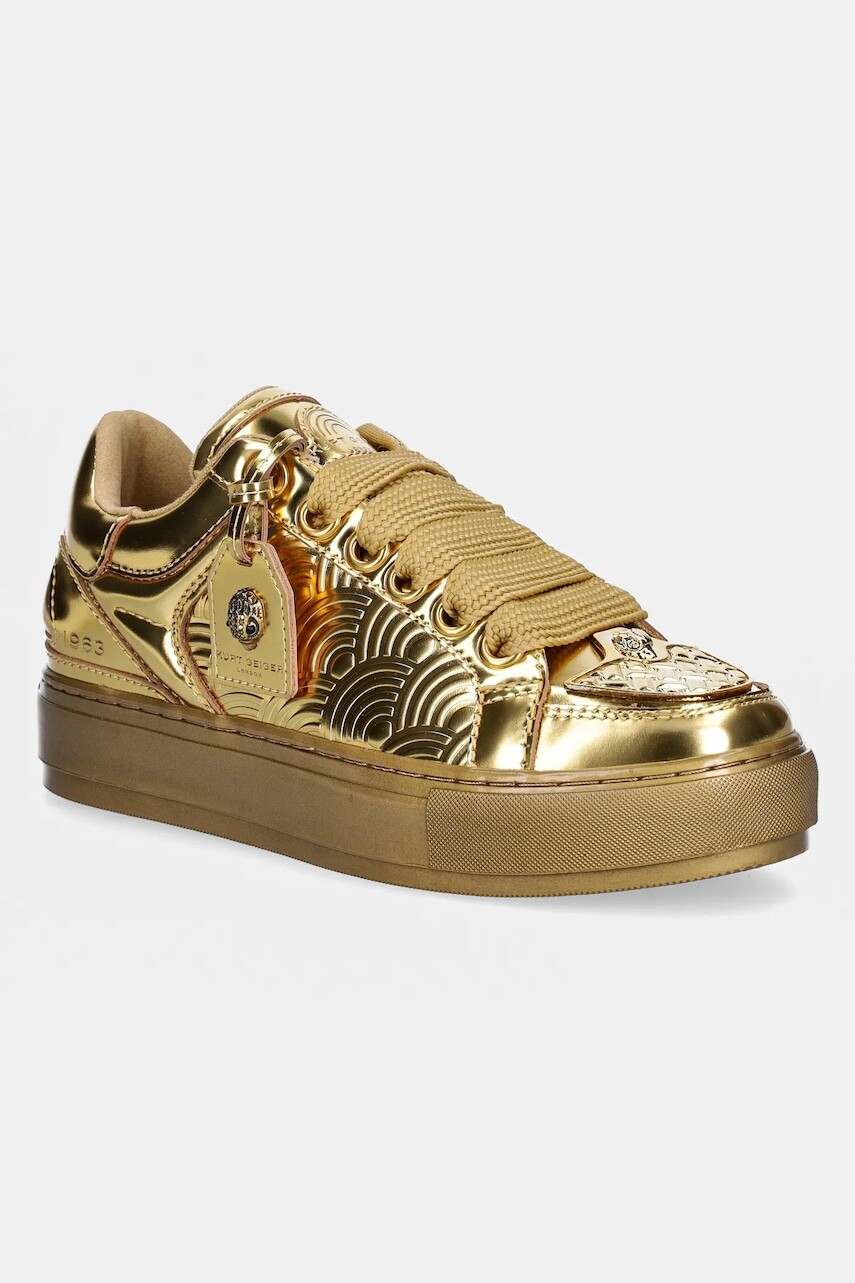 Tenisky Kurt Geiger London Southbank Tag zlatá farba, 493361109