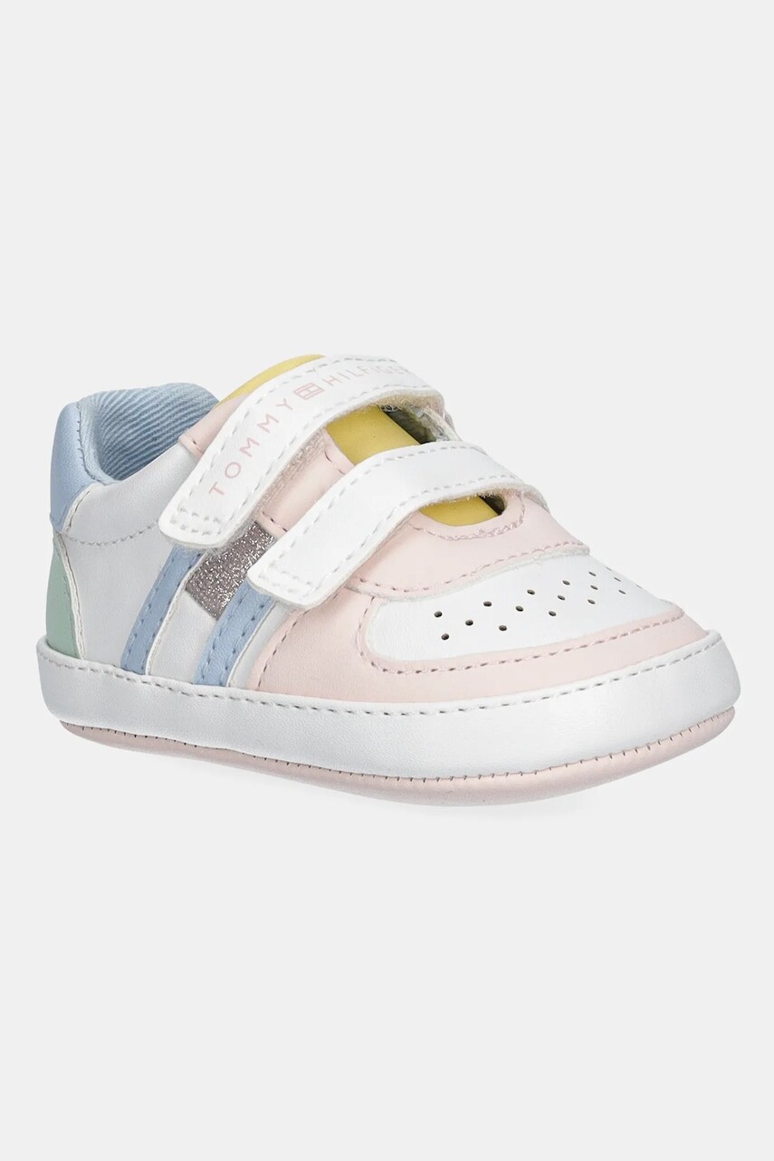 Topánky pre bábätká Tommy Hilfiger ružová farba, T0A9-33720