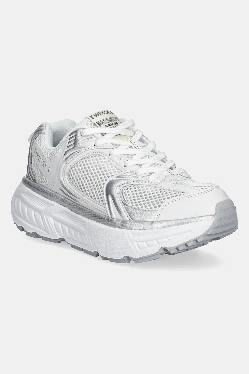 Tenisky Twinset biela farba, 251TCP030