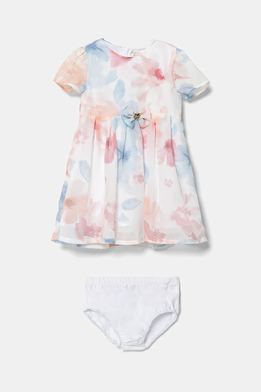 Šaty pre bábätká Guess mini, áčkový strih, A5RK03 WA2T0