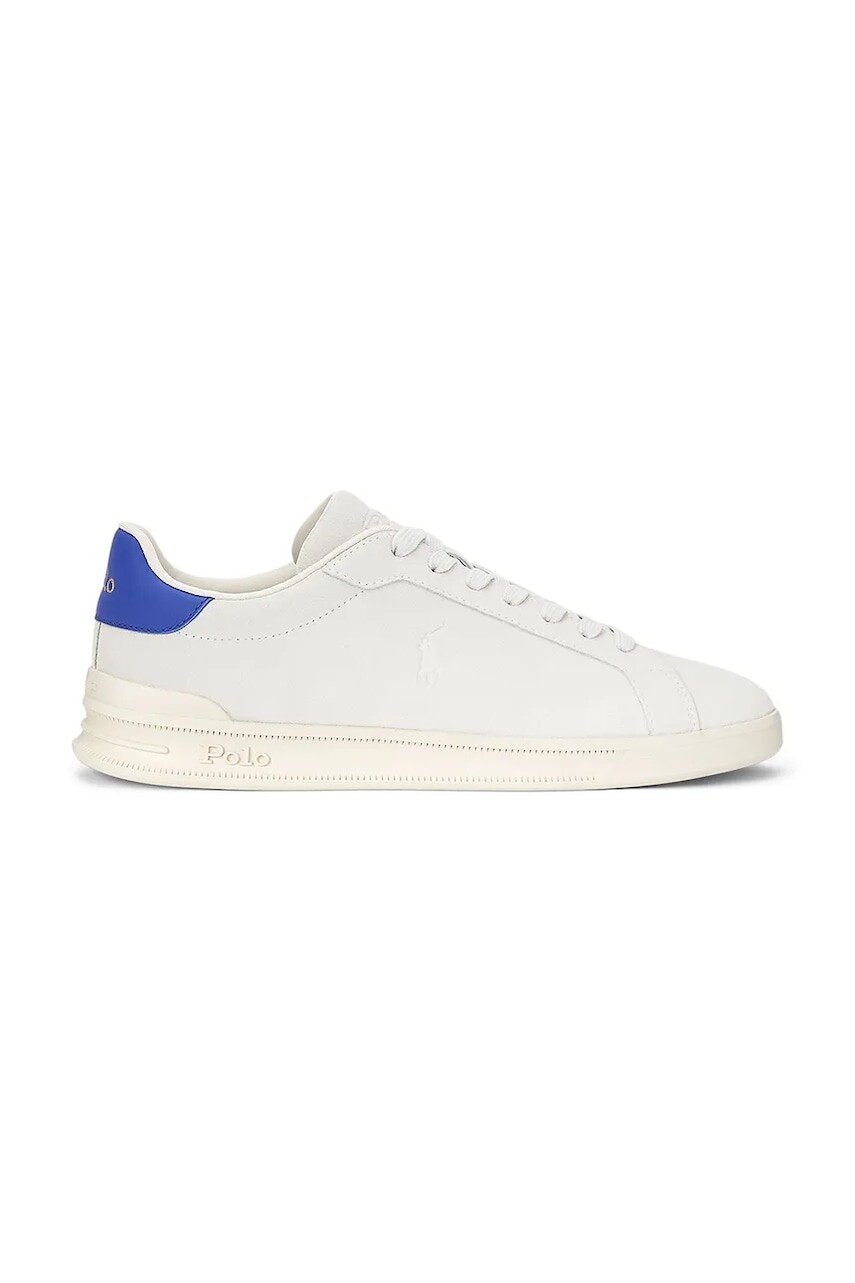 Kožené tenisky Polo Ralph Lauren Hrt Crt Ii biela farba, 809955691001