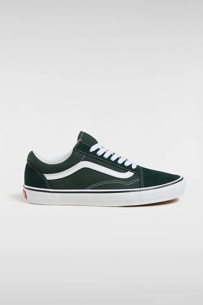 Tenisky Vans Old Skool zelená farba, VN000D7ZPRM1