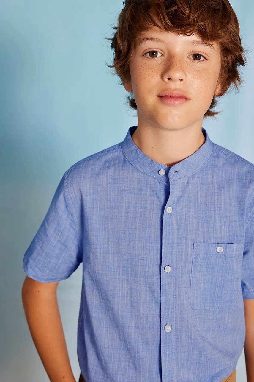 Detská bavlnená košeľa Mayoral 6137