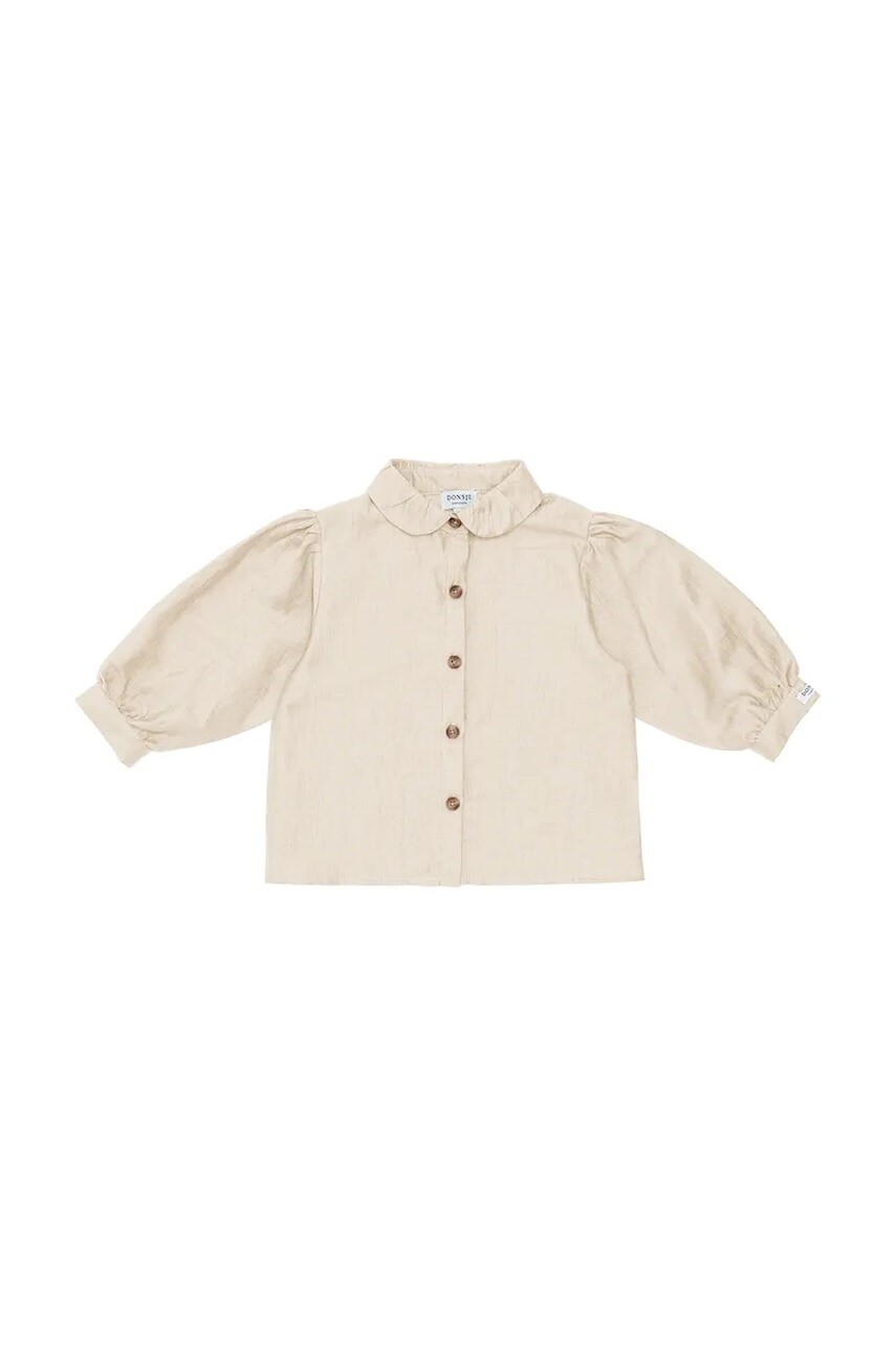 Detská blúzka Donsje Ister Blouse béžová farba, jednofarebná, 4087100