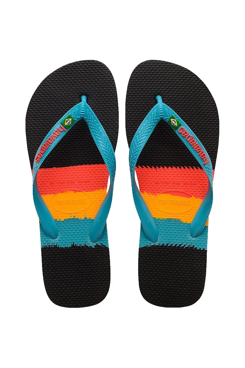 Šľapky Havaianas BRASIL TECH II čierna farba, 4147965.0090