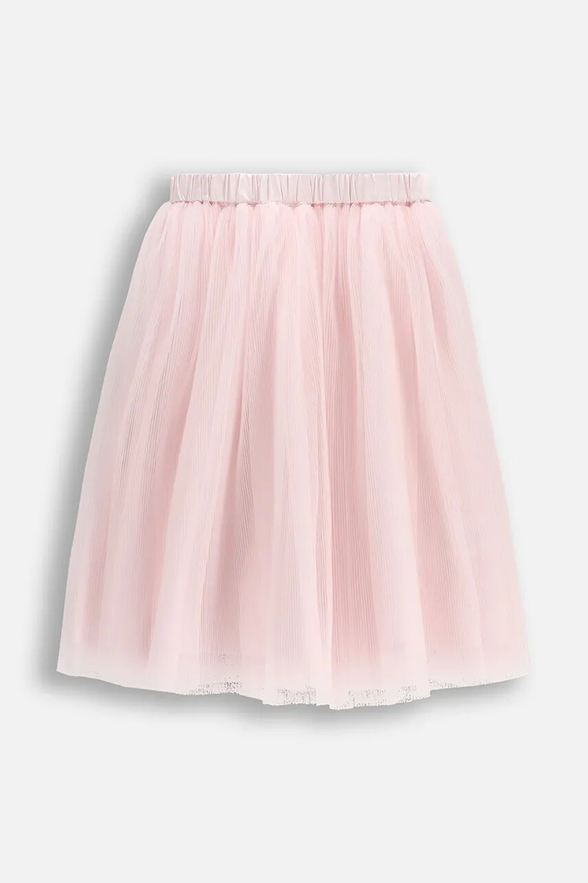 Dievčenská sukňa Coccodrillo ružová farba, mini, áčkový strih, ELEGANT JUNIOR GIRL