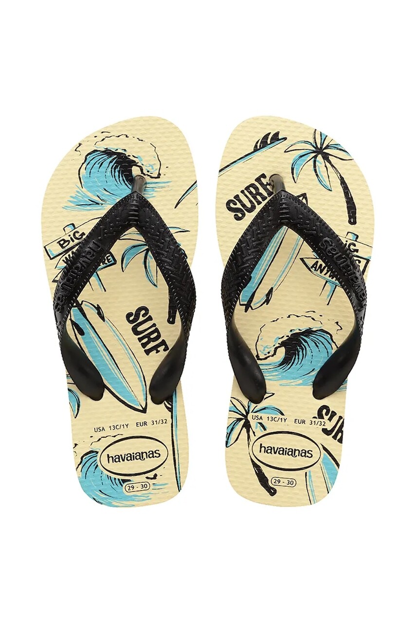 Detské žabky Havaianas KIDS ATHLETIC béžová farba, 4127273