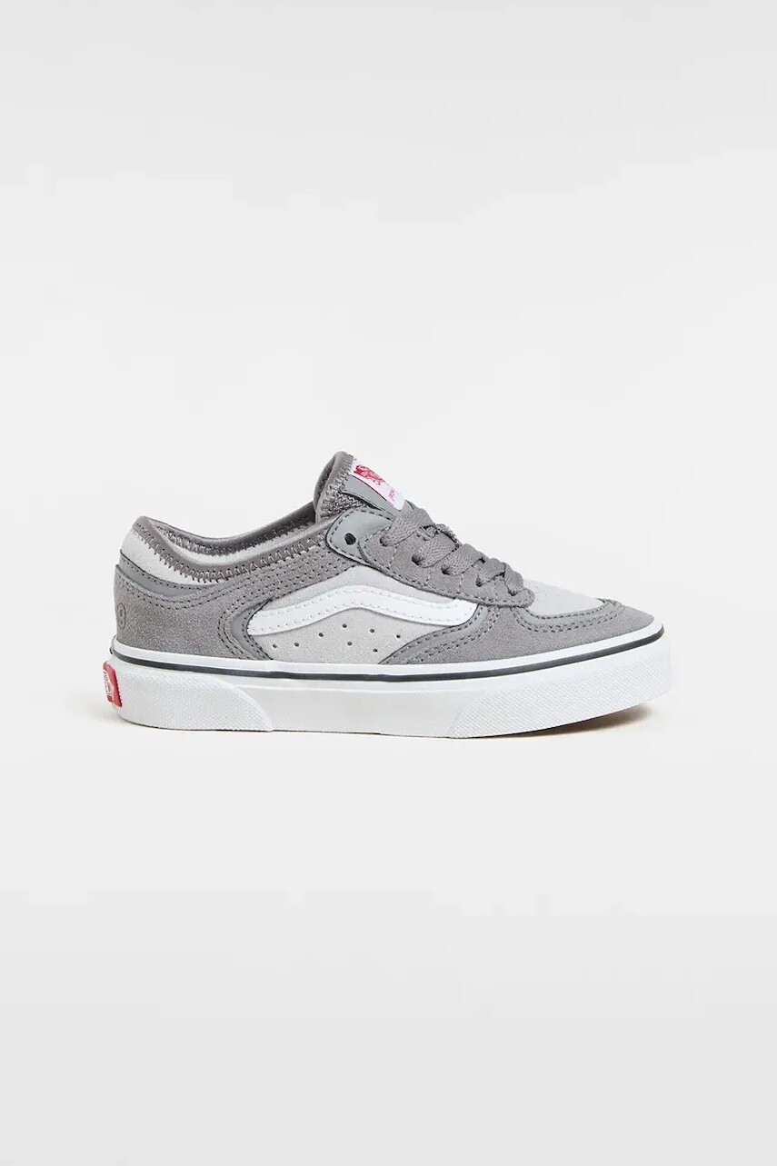 Detské semišové tenisky Vans Rowley Classic šedá farba, VN000SFB85T1