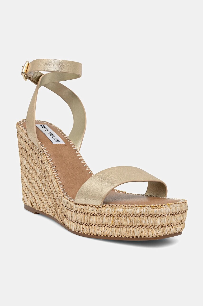 Kožené sandále Steve Madden Cassie zlatá farba, SM11003372