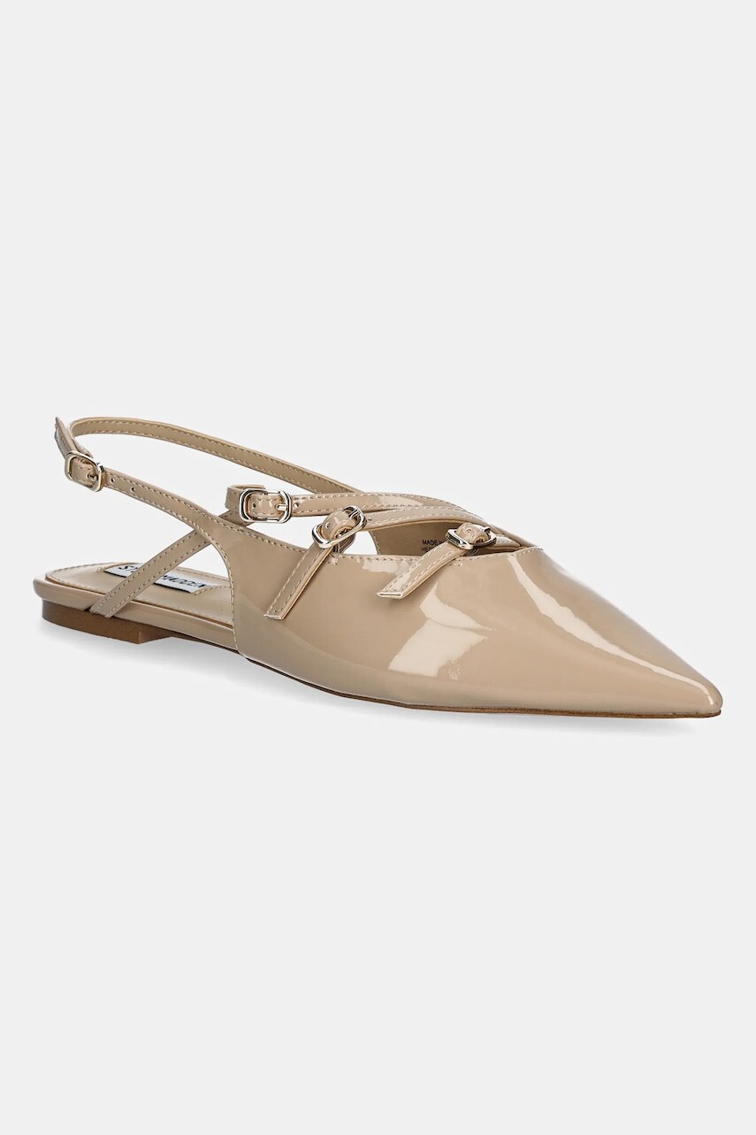 Baleríny Steve Madden Cianna béžová farba, s otvorenou pätou, SM11003709