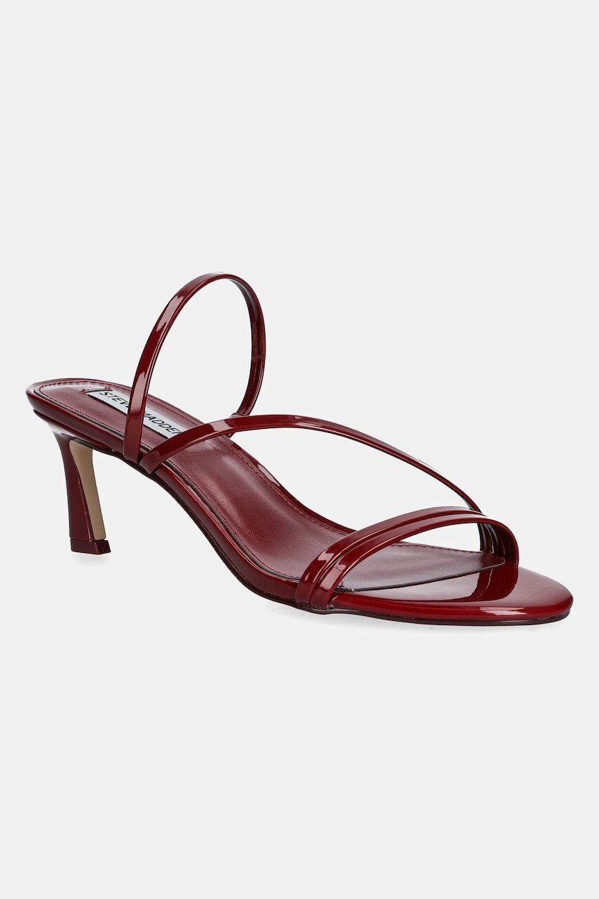 Šľapky Steve Madden Lamora dámske, bordová farba, na vysokom podpätku, SM11003630