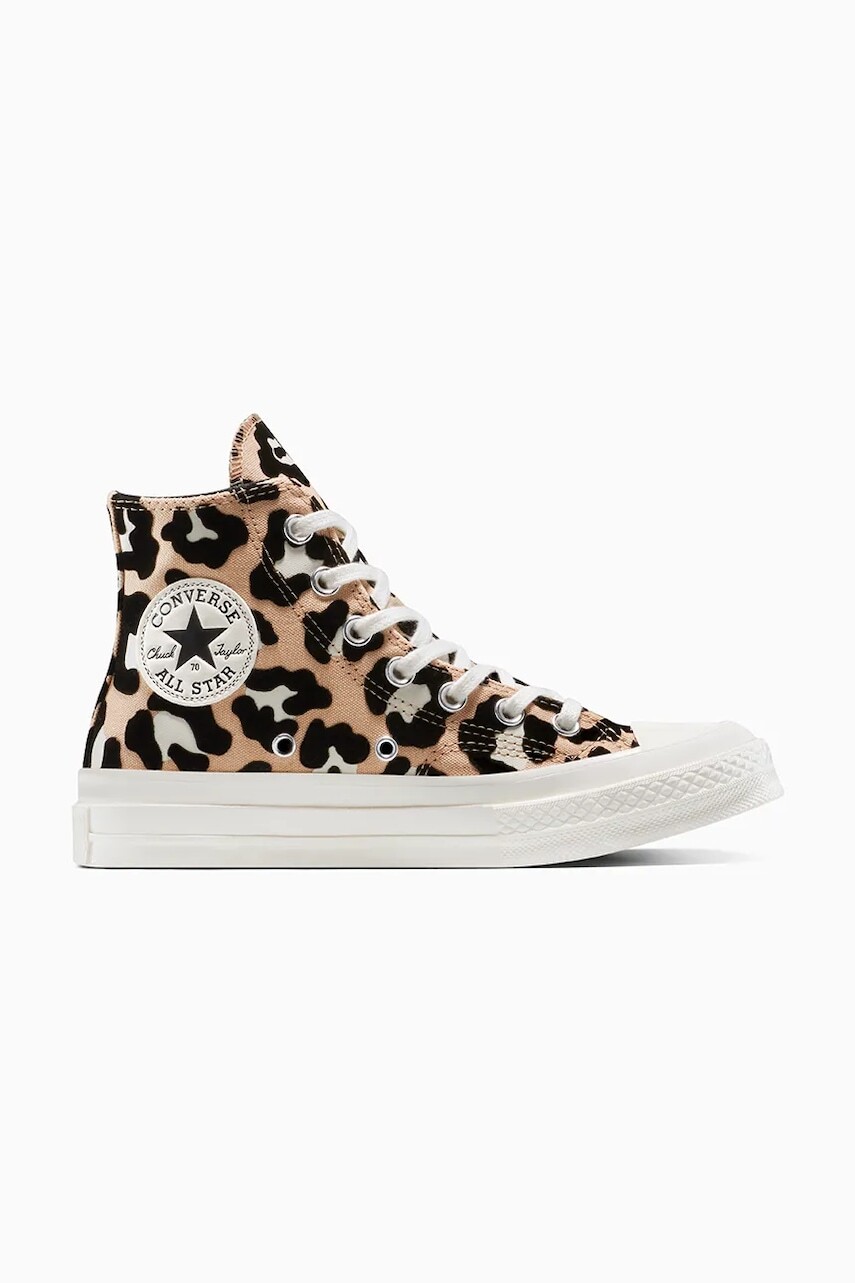 Tenisky Converse Chuck 70 Leopard béžová farba, A14945C