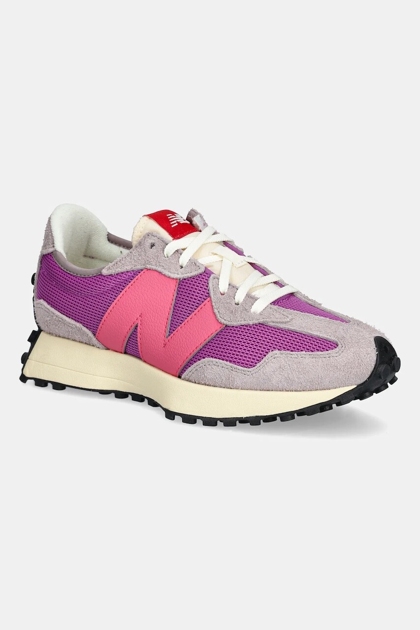 Tenisky New Balance 327 fialová farba, U327VSC