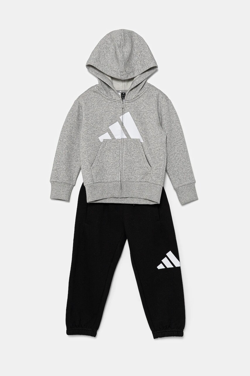 Detská tepláková súprava adidas šedá farba, JM0880