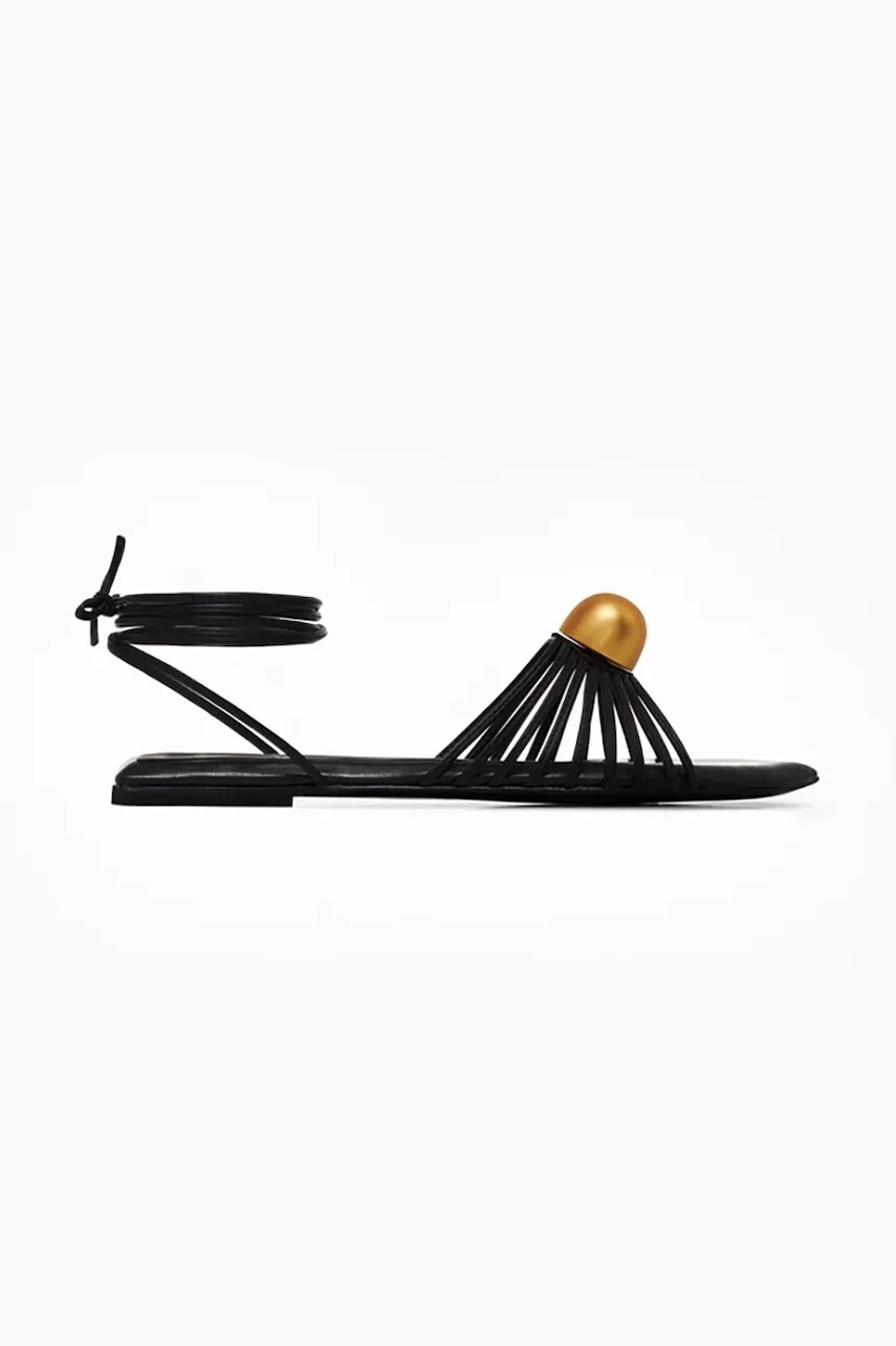 Sandále Vanda Novak Sienna Deep Black čierna farba