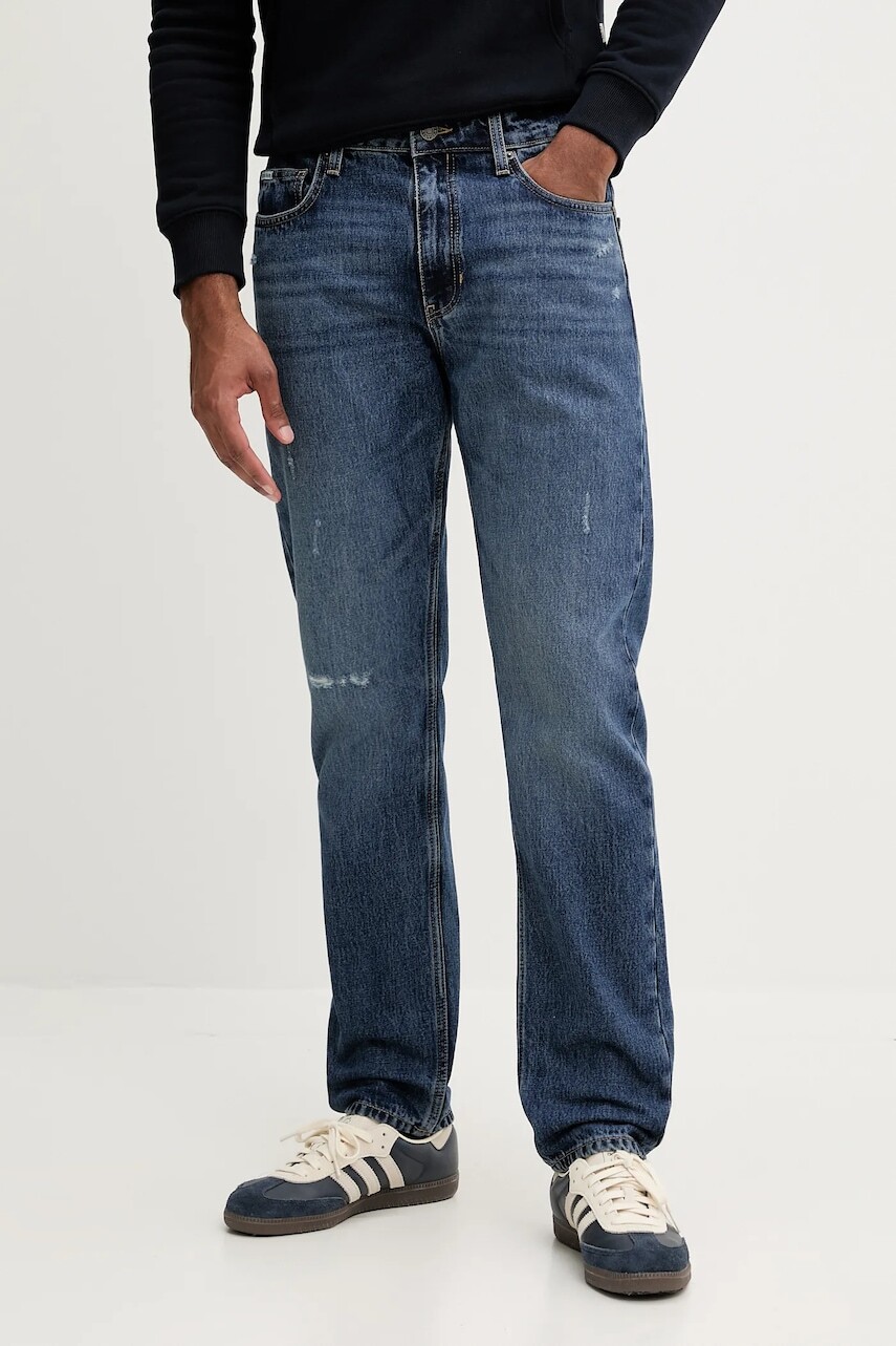 Rifle Guess Jeans tmavomodrá farba, M5YA1C D5MK1
