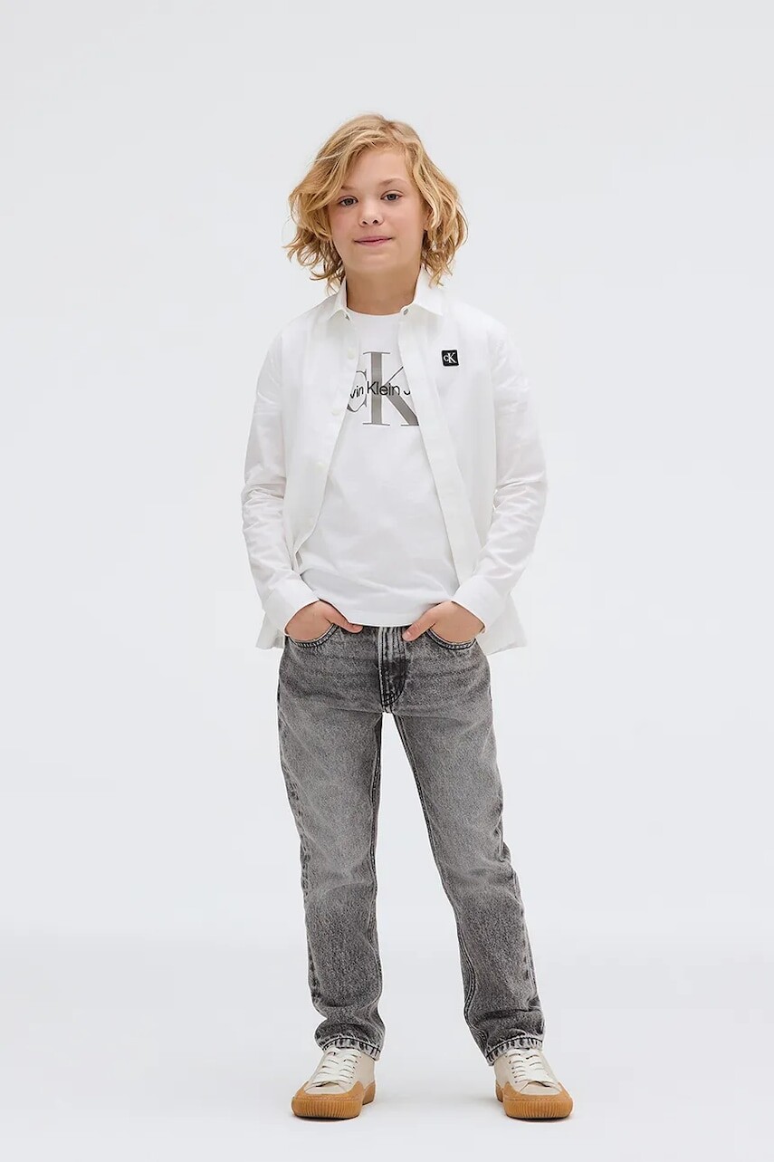 Detské rifle Calvin Klein Jeans DAD WASHED IB0IB02521