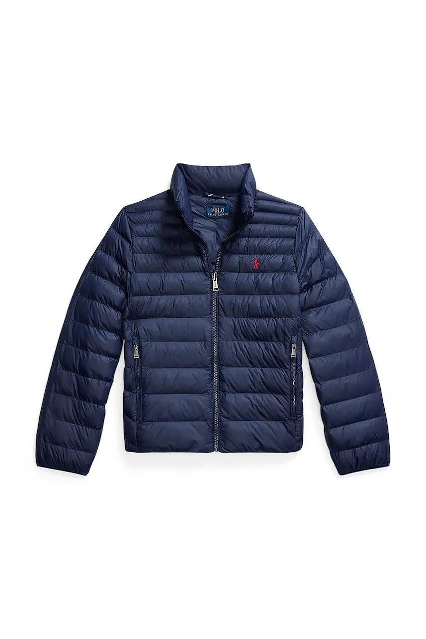 Bunda Polo Ralph Lauren tmavomodrá farba, 323969870002