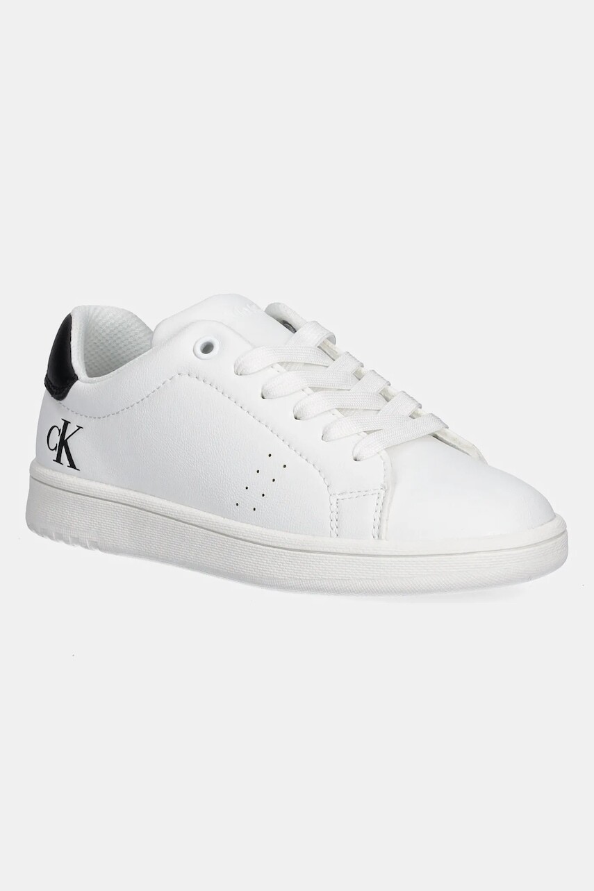 Detské tenisky Calvin Klein Jeans biela farba, V3X9-83156