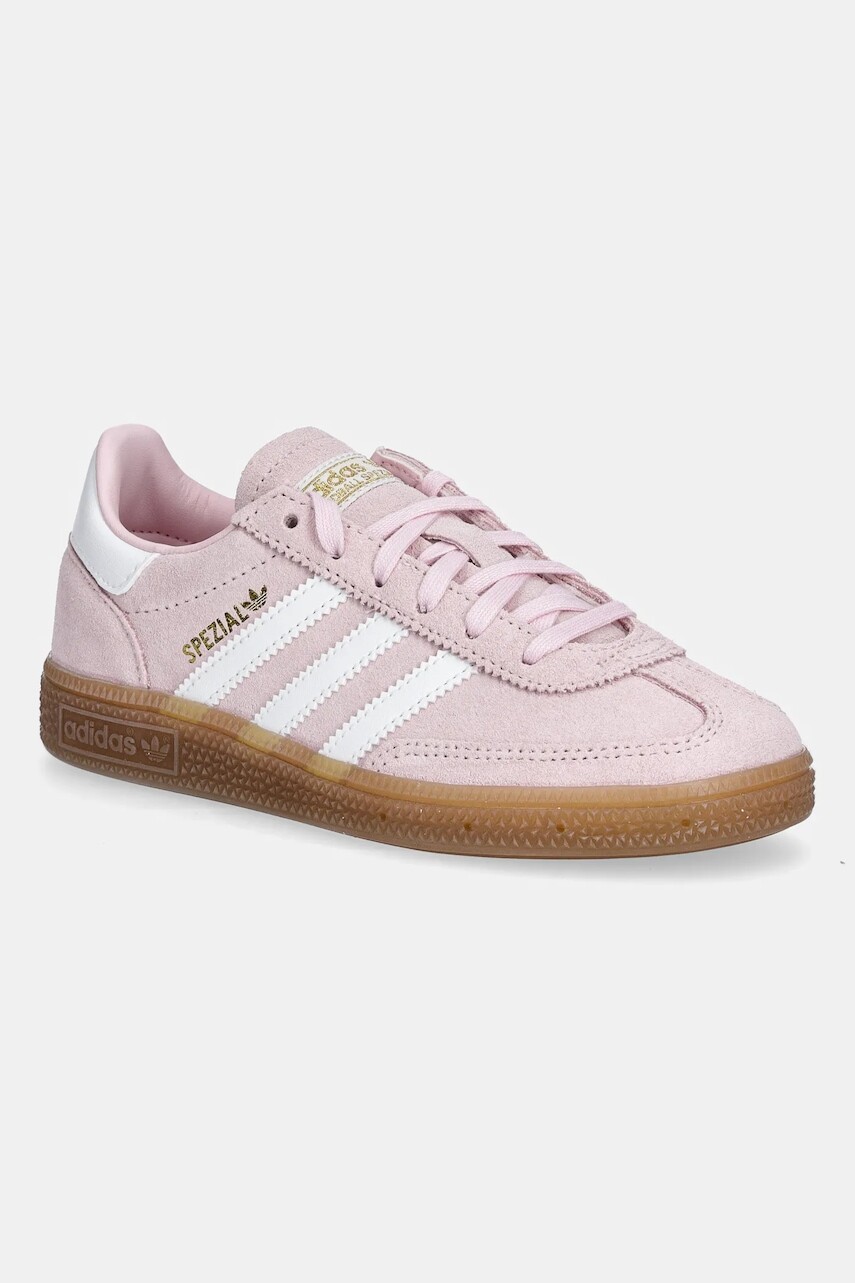 Detské tenisky adidas Originals HANDBALL SPEZIAL ružová farba, JR2103