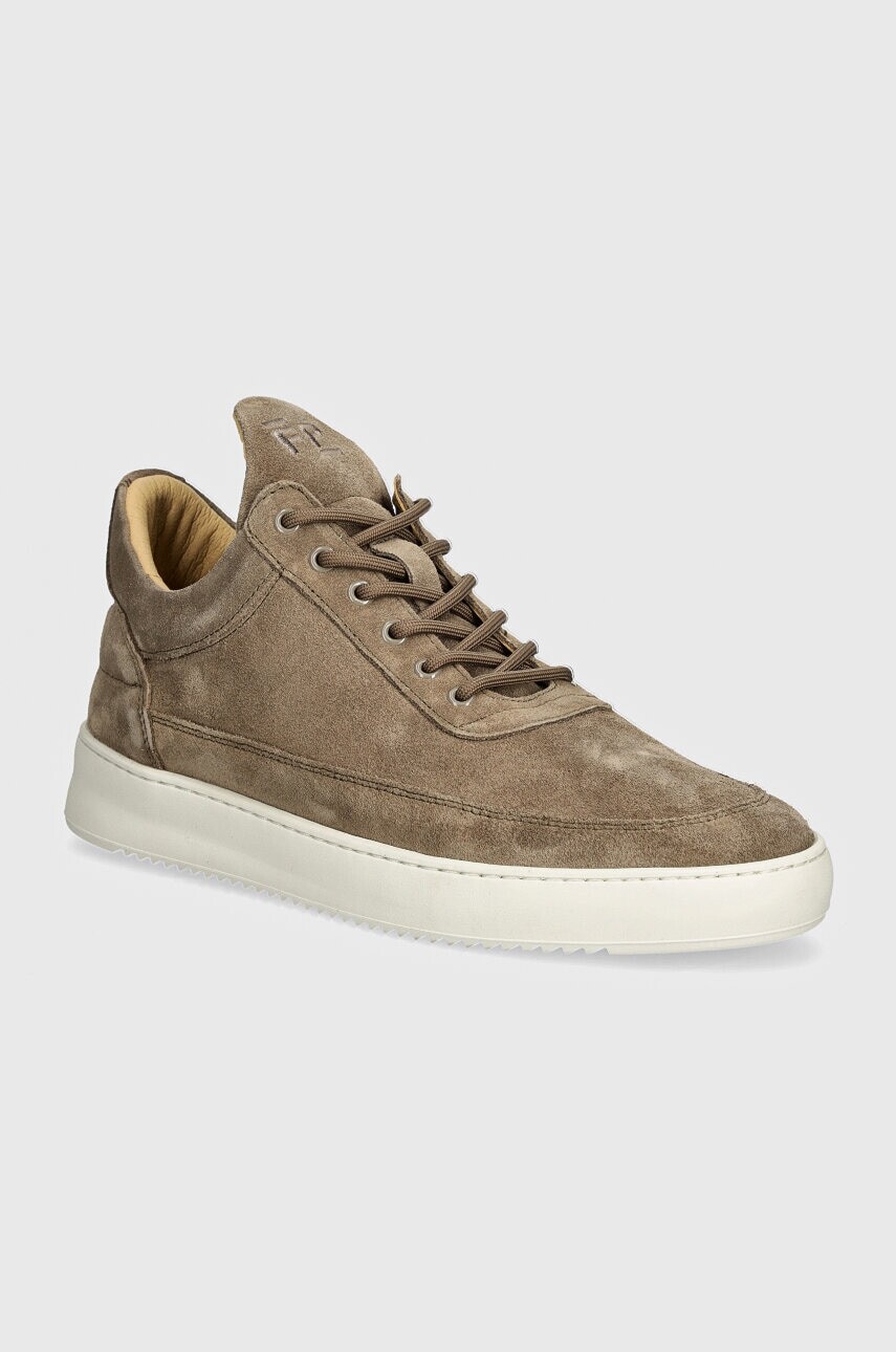 Semišové tenisky Filling Pieces Low Top Suede béžová farba, 10122793055