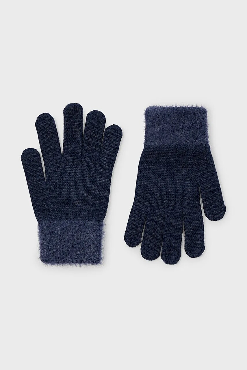 Detské rukavice Mayoral tmavomodrá farba, 10063
