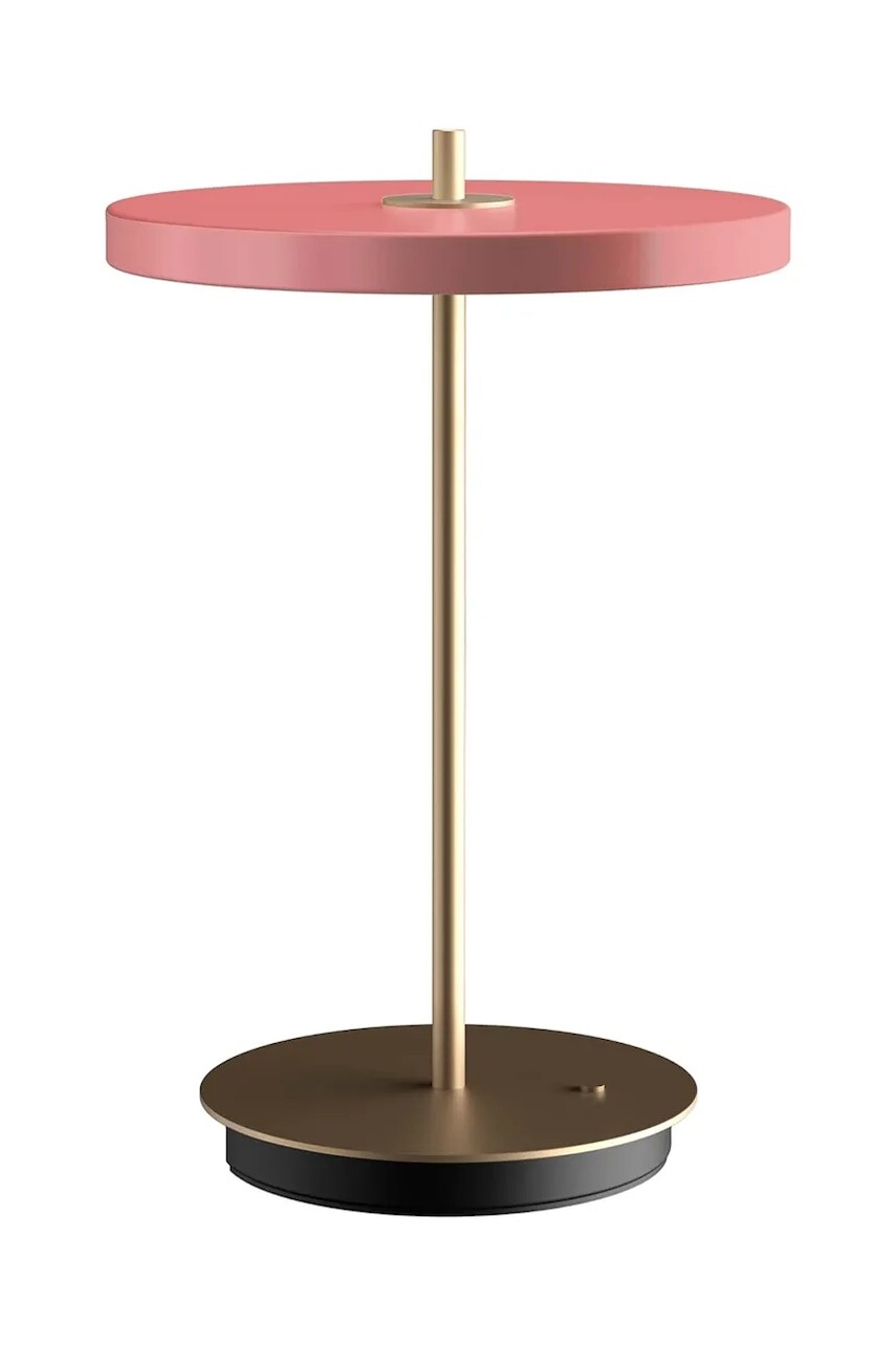 Bezdrôtová led stolná lampa Umage Asteria Move 30,6 cm ružová farba