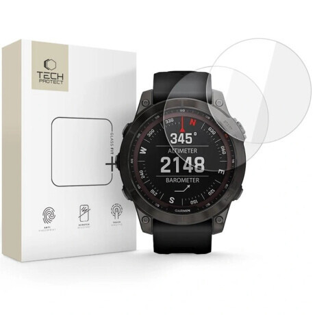 Tech-Protect Glass Fit 2x ochranné sklo na Garmin Fenix 7X / 7X Pro