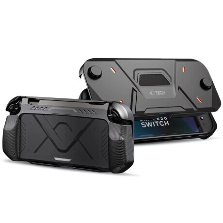 Tech-Protect Carbonox puzdro na Nintendo Switch 2, čierne