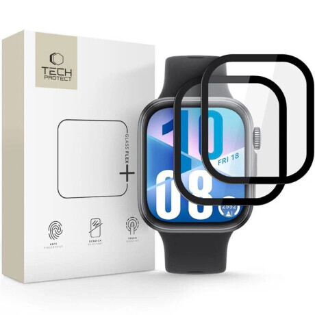 Tech-Protect Glass Flex 2x ochranné sklo na Huawei Watch Fit 4, čierne